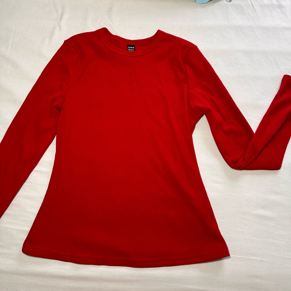 red long sleeve